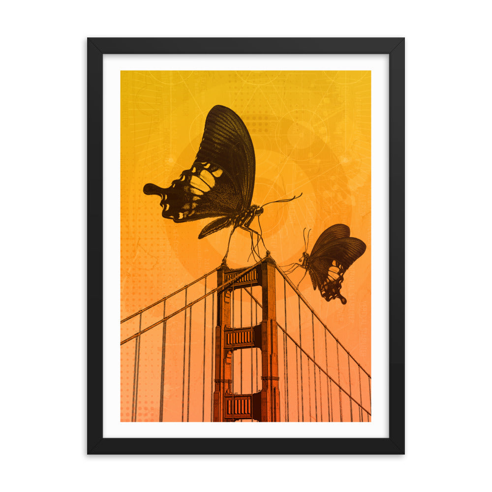 Golden Gate Butterflies (18 x 24 in)