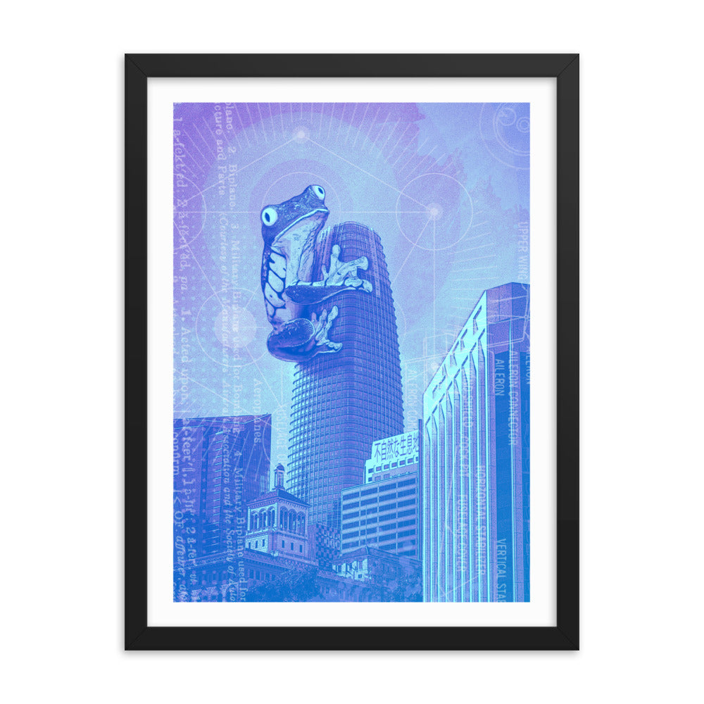 Frog On The Tower (18 x 24 in)