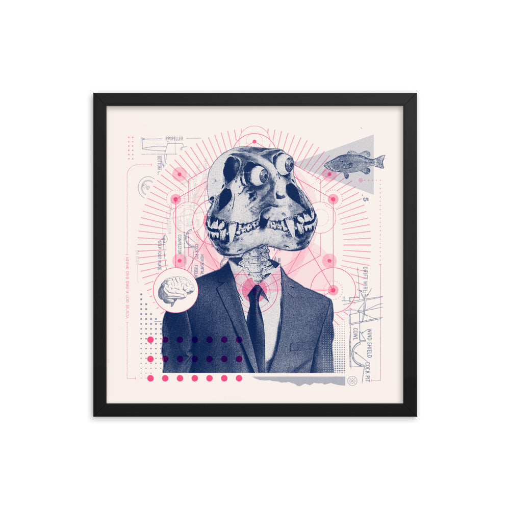 Monkey Brains (18 x 18 in)