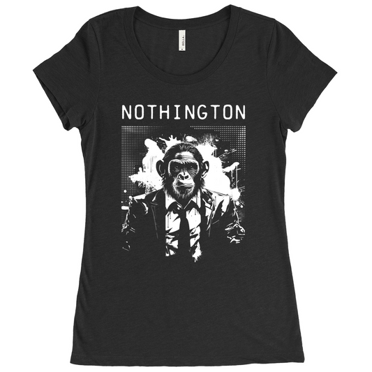 Nothington Monkey Suit Women's Fitted Shirt