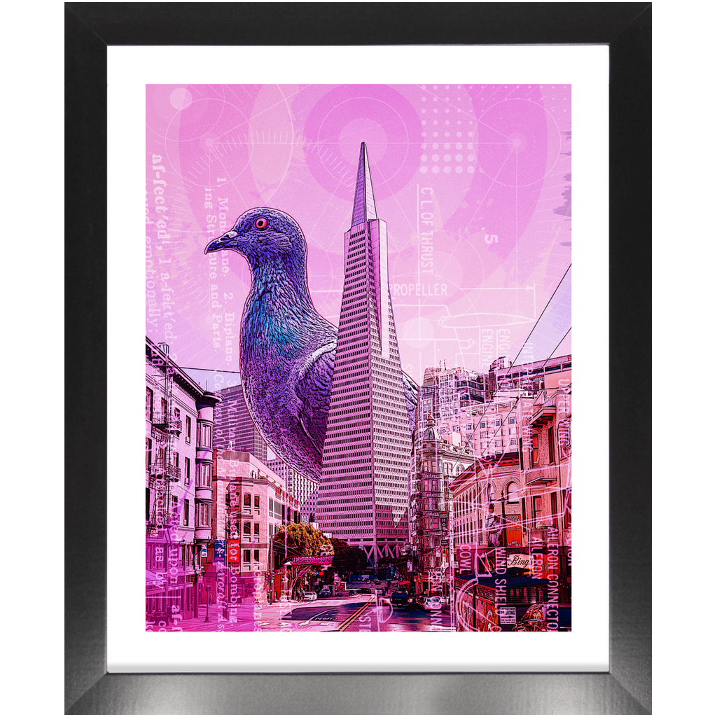 City Pigeon (16 x 20 in)
