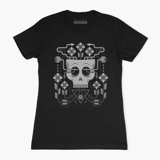 Snakes and Flowers Skull Women's Fit