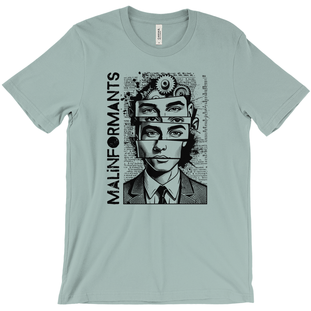 Malinformants Becoming Wheels Shirt Sea Gray